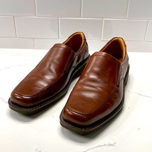Ecco Helsinki Slip On Shoes- Cocoa Brown, Size 45